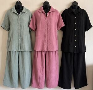 Sonnet James Young at Heart 3-Piece Outfit Bundle Sets Size Large – 6 Pieces